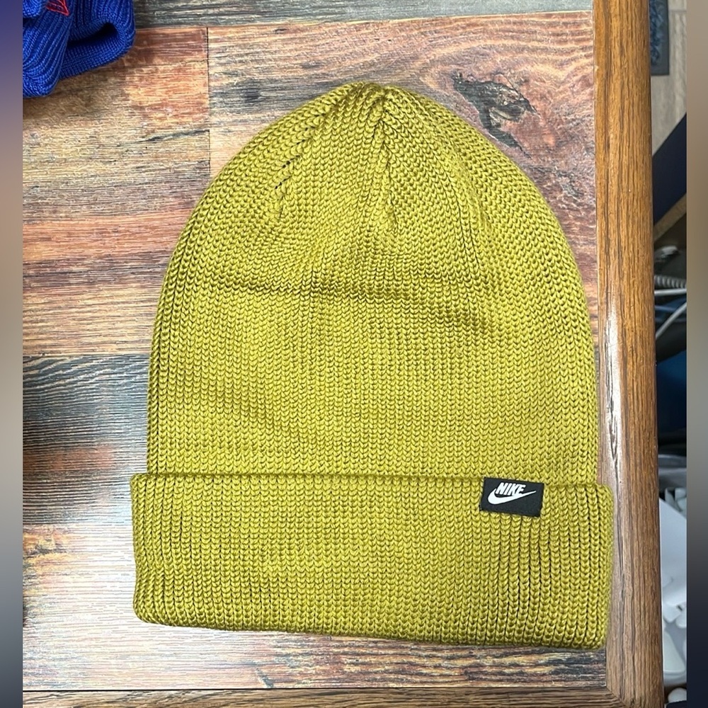 Nike Mustard Knit Beanie